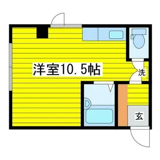 メゾンド麗羅【105号室】の間取り