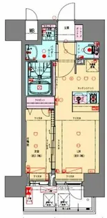 プレサンス立売堀ベルヴィル【5階】の間取り