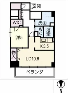 セイワパレス丸の内駅前【14階】の間取り