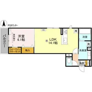 アイル京都八条【3階】の間取り