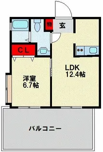 プレステージデルクラシック【10階】の間取り