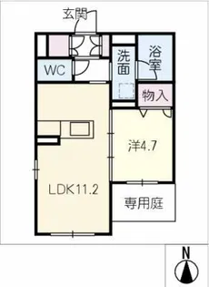 菫の杜 本山【1階】の間取り