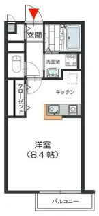 ワン トゥリー ヒル【2階】の間取り