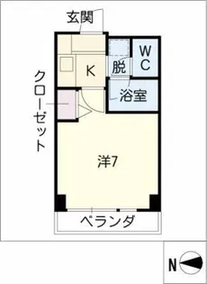 ヴェルドミール覚王山【2階】の間取り