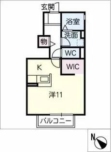 サニーホームズ21【1階】の間取り