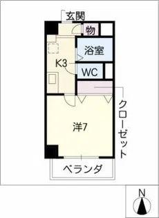 パティオいずみ【3階】の間取り