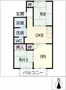 フルーティーⅢ【1階】の間取り