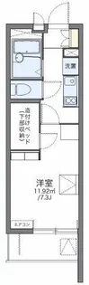 レオパレスユーザン【1階】の間取り