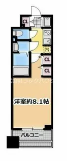 エスティメゾン京橋【11階】の間取り