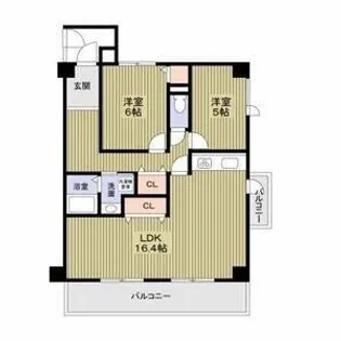 ユンヌ・ホワイエ【7階】の間取り