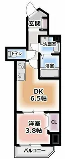 GARDENIA城東【4階】の間取り