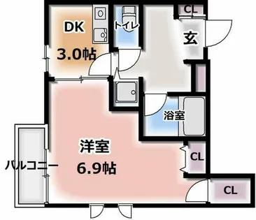 サンセール【2階】の間取り