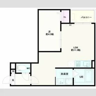 Jack urasato1【3階】の間取り