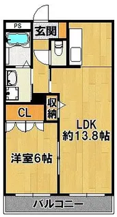 エテルノ・ヴェリータ【1階】の間取り