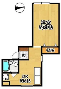 ハイランド21【208号室】の間取り