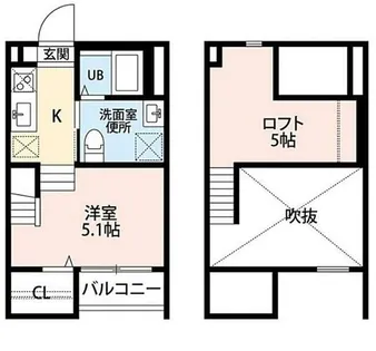 ルミエール柳森町【201号室】の間取り