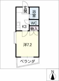 ベルコモンズ八幡山【3階】の間取り