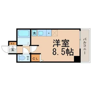 タウンエステート新栄【4階】の間取り