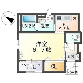 プライム瑞穂【1階】の間取り