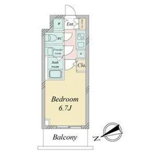 オーキッドレジデンス鶴舞【10階】の間取り