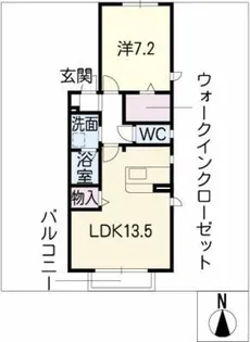 アーバンメゾン菊住【2階】の間取り