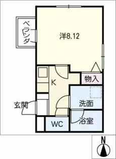 桜ヒルズ【4階】の間取り