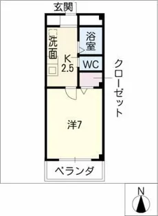 アンプルールフェール刈谷市駅【3階】の間取り