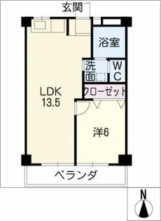 浅野ビル【3階】の間取り