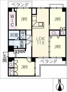 サライ【3階】の間取り