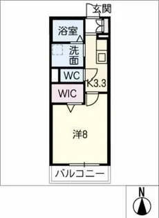 シャーメゾンS【2階】の間取り