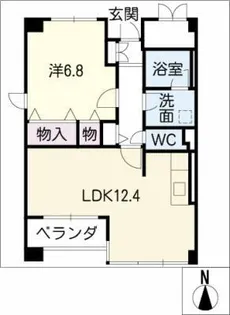 ラマージュ【2階】の間取り
