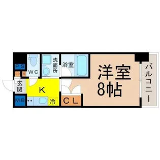 RAFFLE OZONE(ラッフル大曽根)【8階】の間取り