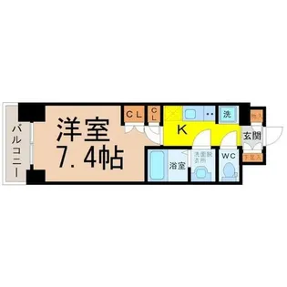 アデグランツ上前津【4階】の間取り