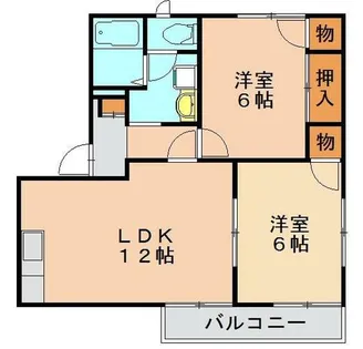 フレグランス松崎 B【2階】の間取り