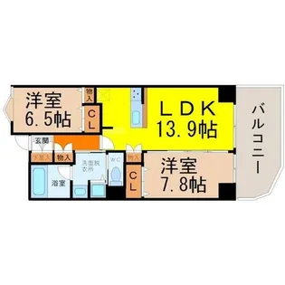 さくらHills富士見(さくらヒルズ富士見)【6階】の間取り