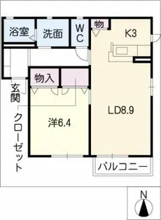 フォーレスアイラ【1階】の間取り