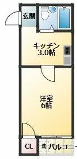 メゾンソフィア【5階】の間取り