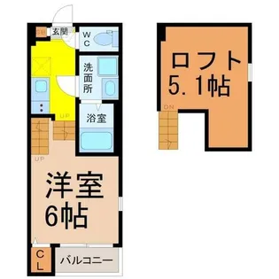 エール高畑【205号室】の間取り