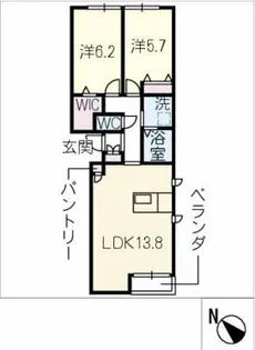 アルビレオ【2階】の間取り