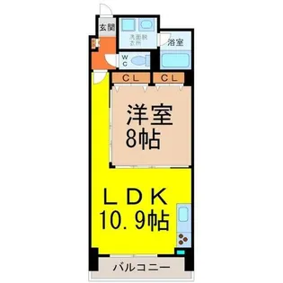 さくらHills名駅NORTH【12階】の間取り