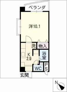 リュイールコンドウ【3階】の間取り