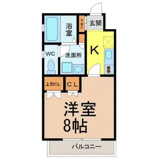 リエス千代田橋【3階】の間取り