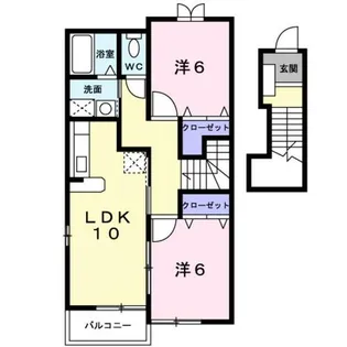 ポート パシフィック 1【0202号室】の間取り