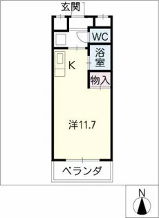URBAN STAGE SHAMROCK【4階】の間取り