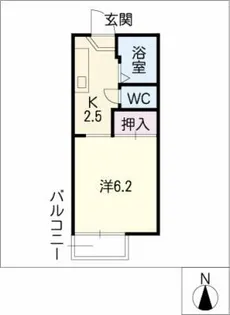 コーポ南陽【2階】の間取り