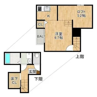 ADC津福セレーノ【1階】の間取り