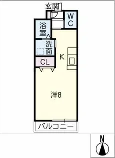 シャルマン【2階】の間取り