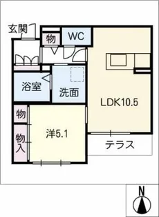 ヘリテージパーク Ⅰ【1階】の間取り
