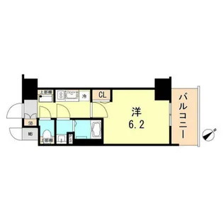 プレサンス神戸キュリオ【8階】の間取り