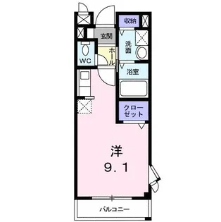 エクレール古結5【2階】の間取り